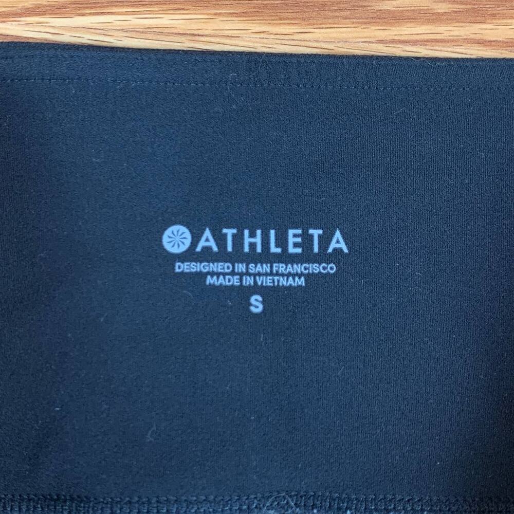 Athleta Black Crop Leggings Sz S - Picture 4 of 6